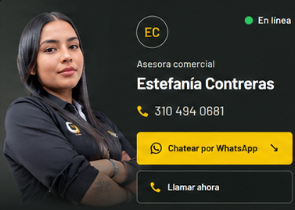 Estefanía Contreras, equipo comercial de Grasberg