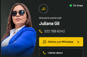 Juliana Gil, equipo comercial de Grasberg